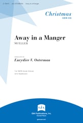 Away in a Manger SATB choral sheet music cover